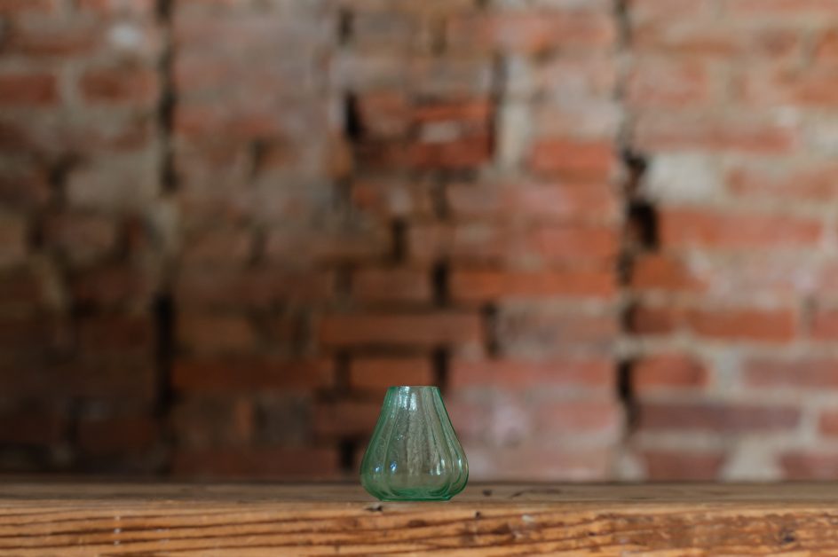 mini vaso verde acqua