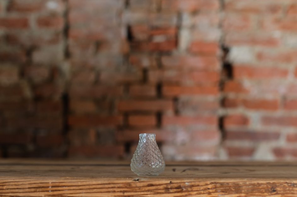 mini vaso trasparente