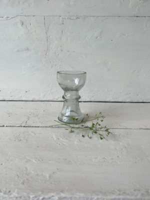 vaso trasparente in vetro mini