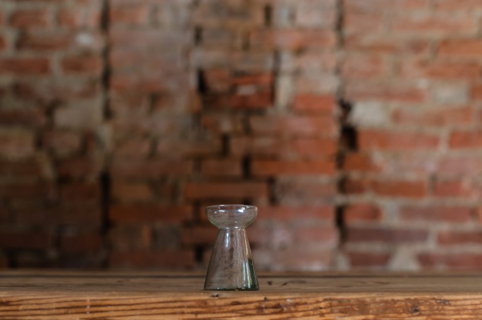 Mini vaso per bulbi trasparente