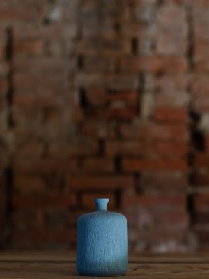 Vaso Bottle blu sabbia
