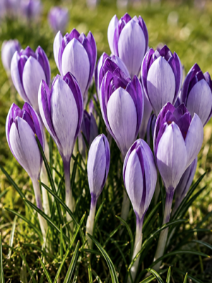 Croco viola e bianco